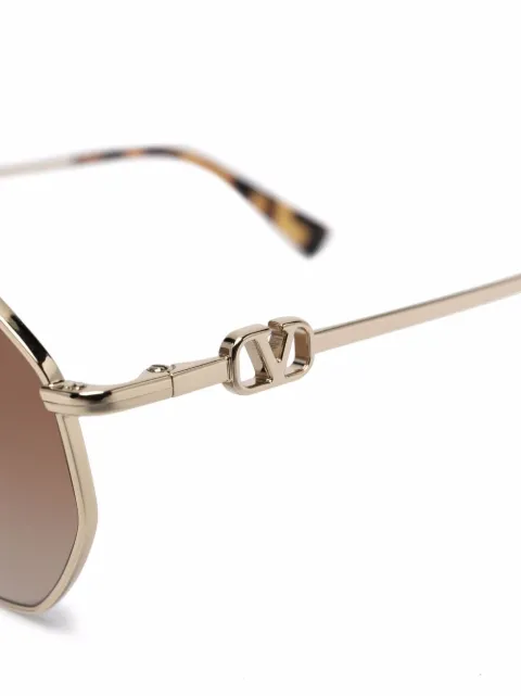 Valentino Eyewear Occhiali Da Sole Con Catena - Farfetch