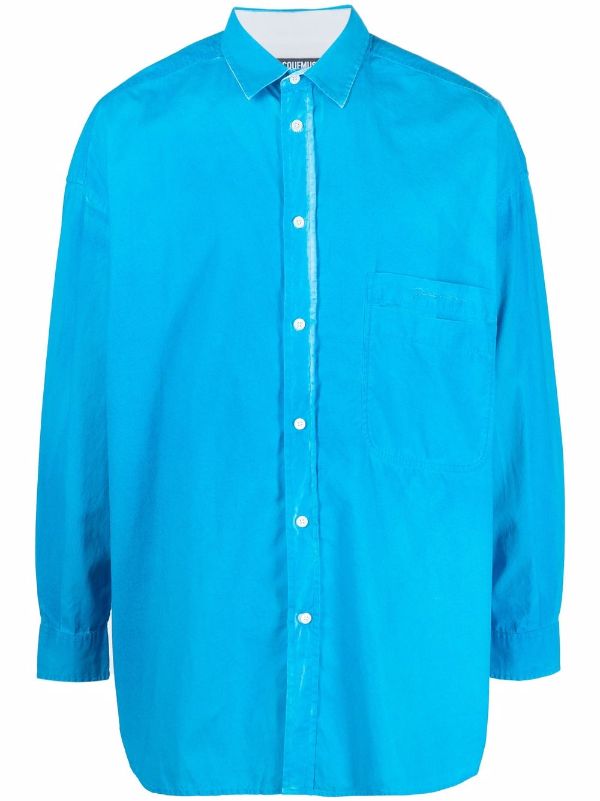 Shop Jacquemus La Chemise Toutou shirt with Express Delivery - Versace ...