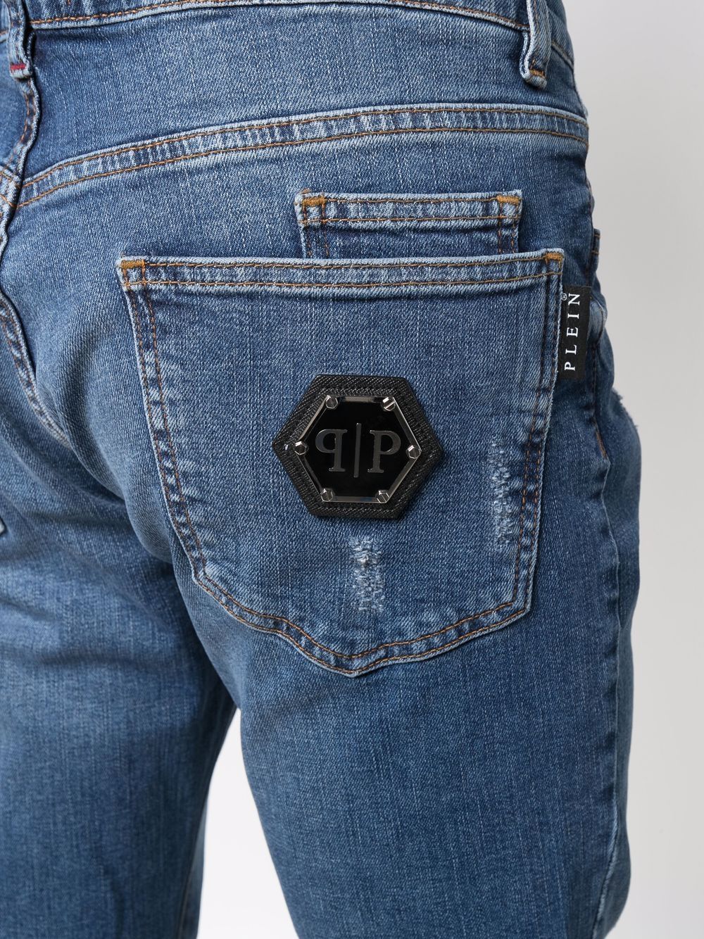 фото Philipp plein узкие джинсы с заниженной талией