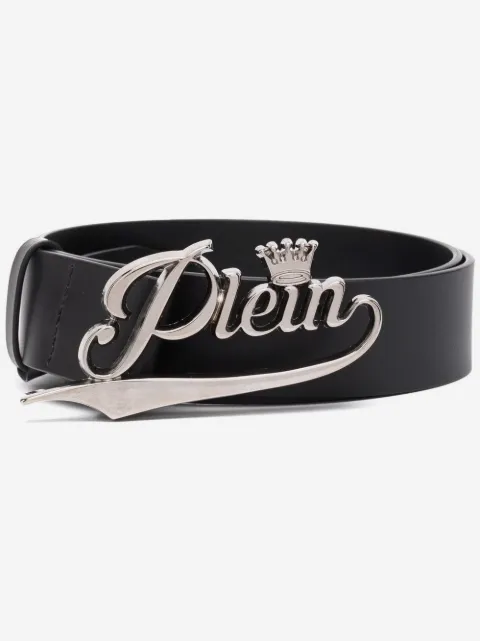 Philipp Plein logo-buckle belt