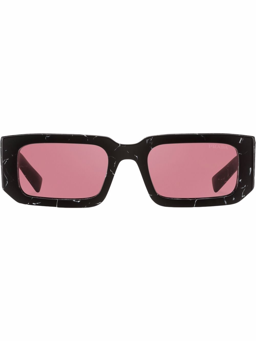 Shop Prada Eyewear Symbole rectangle-frame sunglasses with Express Delivery  - FARFETCH