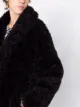 STAND STUDIO faux-shearling fitted coat