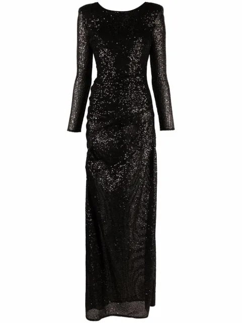 Elisabetta Franchi Vestido de festa com paetês