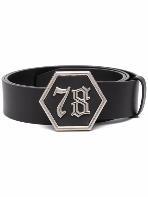 Philipp Plein ceinture à boucle logo