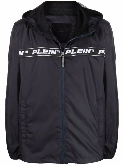 Philipp Plein logo-print windbreaker