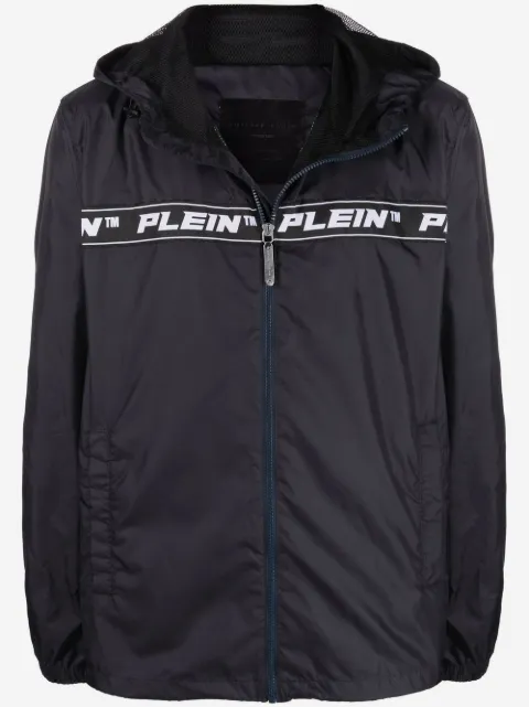 Philipp Plein logo-print windbreaker