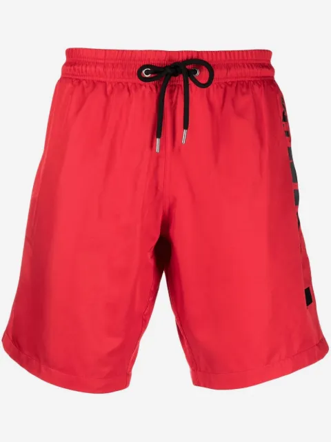 Philipp Plein logo-print swimming shorts