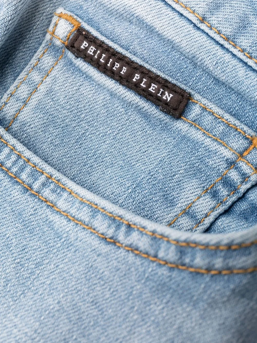 Logo-Print Straight-Leg Jeans