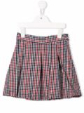 Siola gingham skater skirt - Red