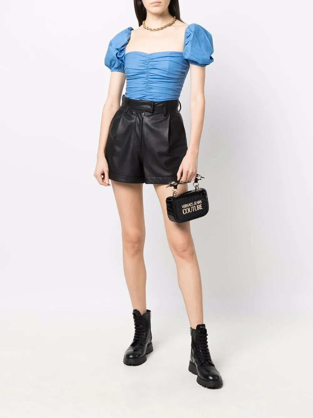 фото Versace jeans couture сумка-тоут с логотипом