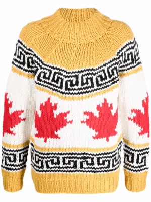 dsquared orange sweater