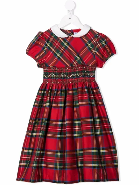 Siola check flared dress