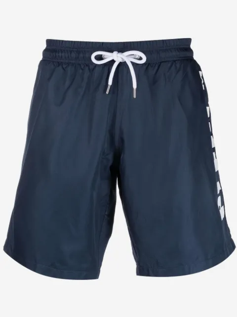 Philipp Plein Badeshorts mit Logo-Print