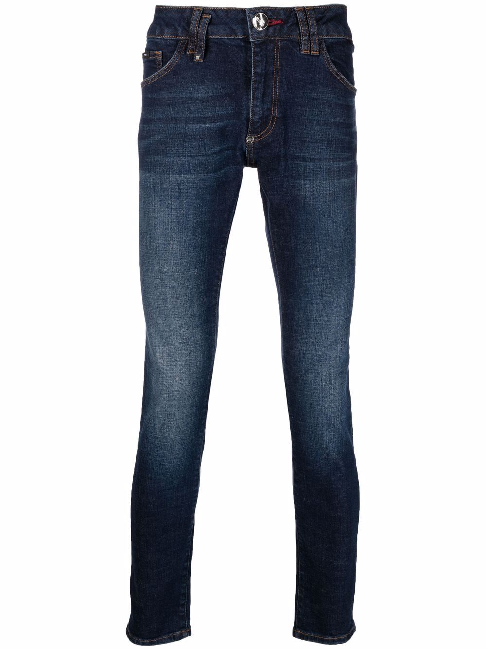 

Philipp Plein low-rise slim-cut jeans - Blue