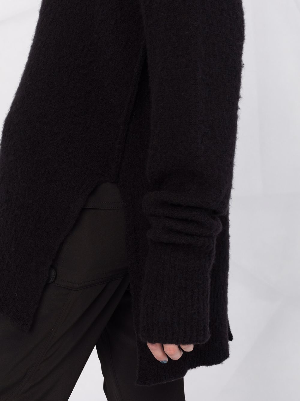 фото Andrea ya'aqov roll-neck side-slit jumper