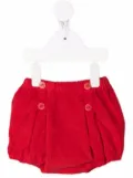 Siola corduroy ruched-detail shorts - Red