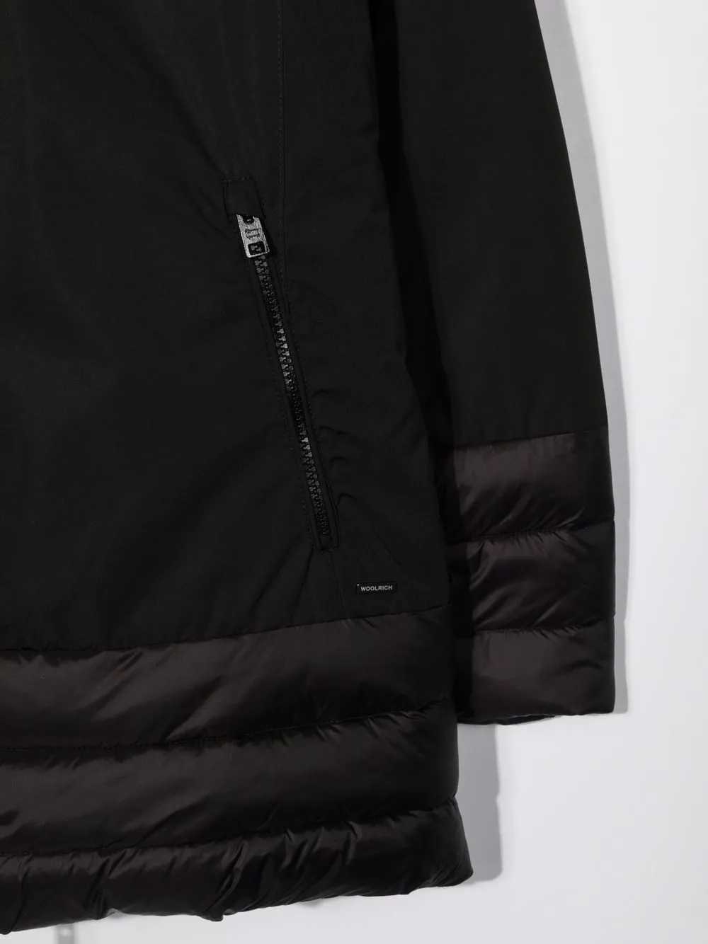 фото Woolrich kids парка с капюшоном