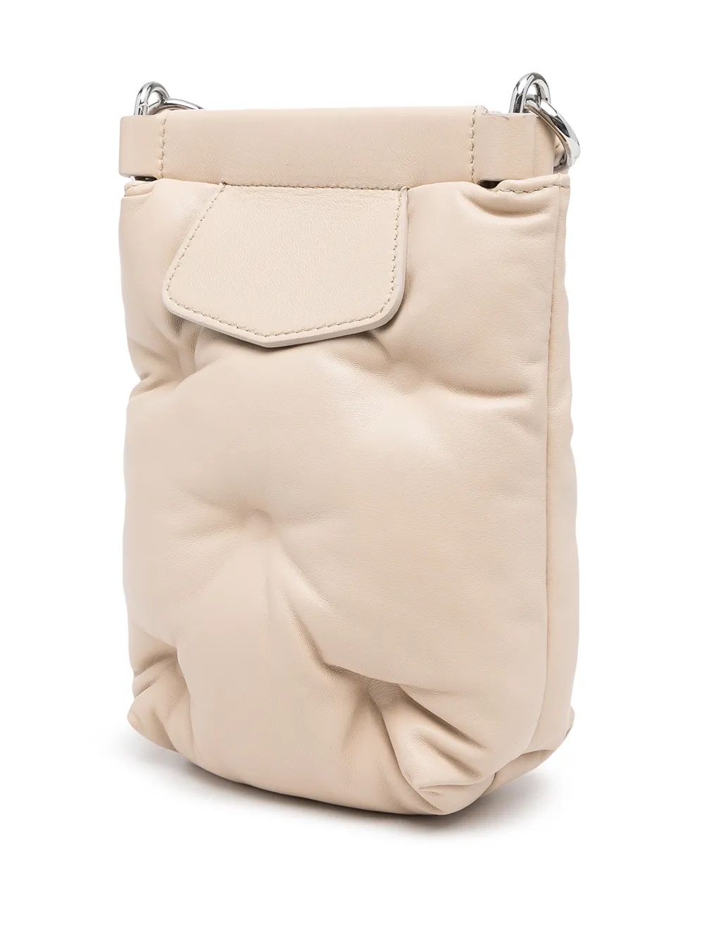 фото Maison margiela дутая сумка-сэтчел с нашивкой-логотипом