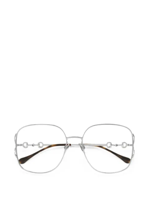 Gucci Eyewear 玳瑁纹超大框眼镜