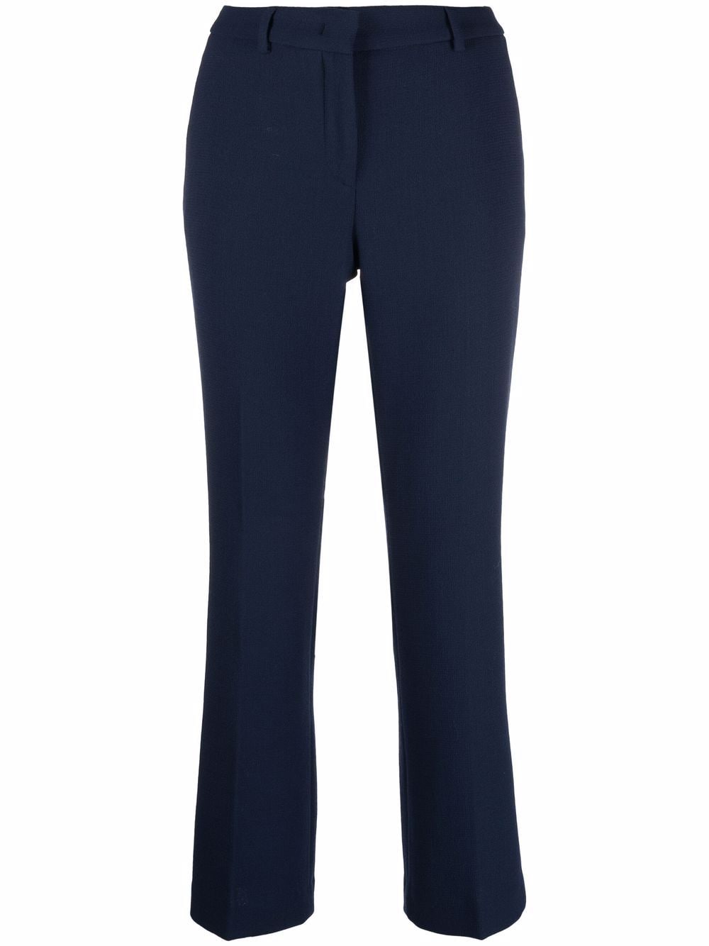 L'autre Chose Cropped Tailored Trousers - Blue
