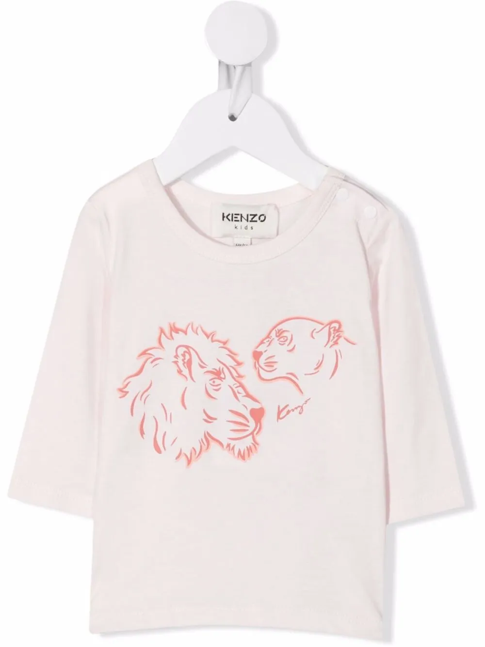 фото Kenzo kids топ с длинными рукавами и принтом