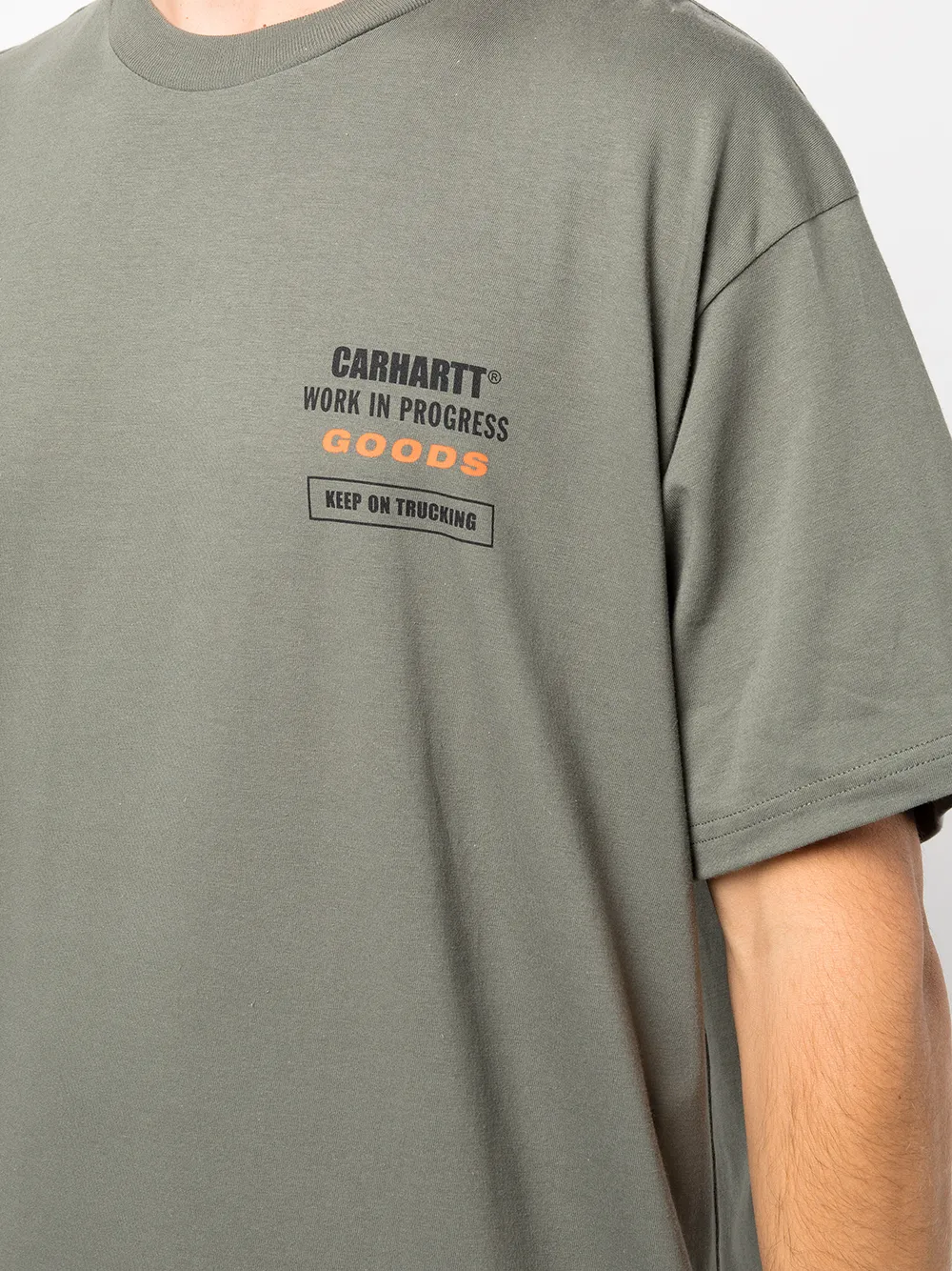 фото Carhartt wip футболка goods с графичным принтом