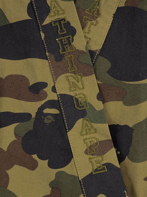 A BATHING APE® 1st Camo short-sleeve Kimono Shirt - Farfetch