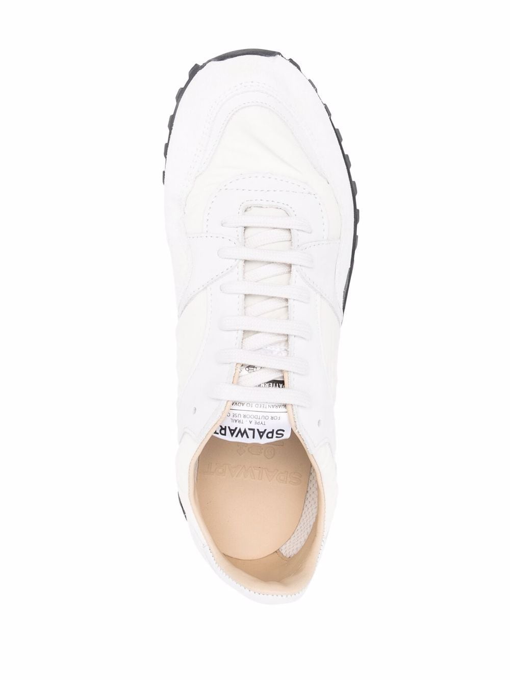 Shop Spalwart Logo Low-top Sneakers In White