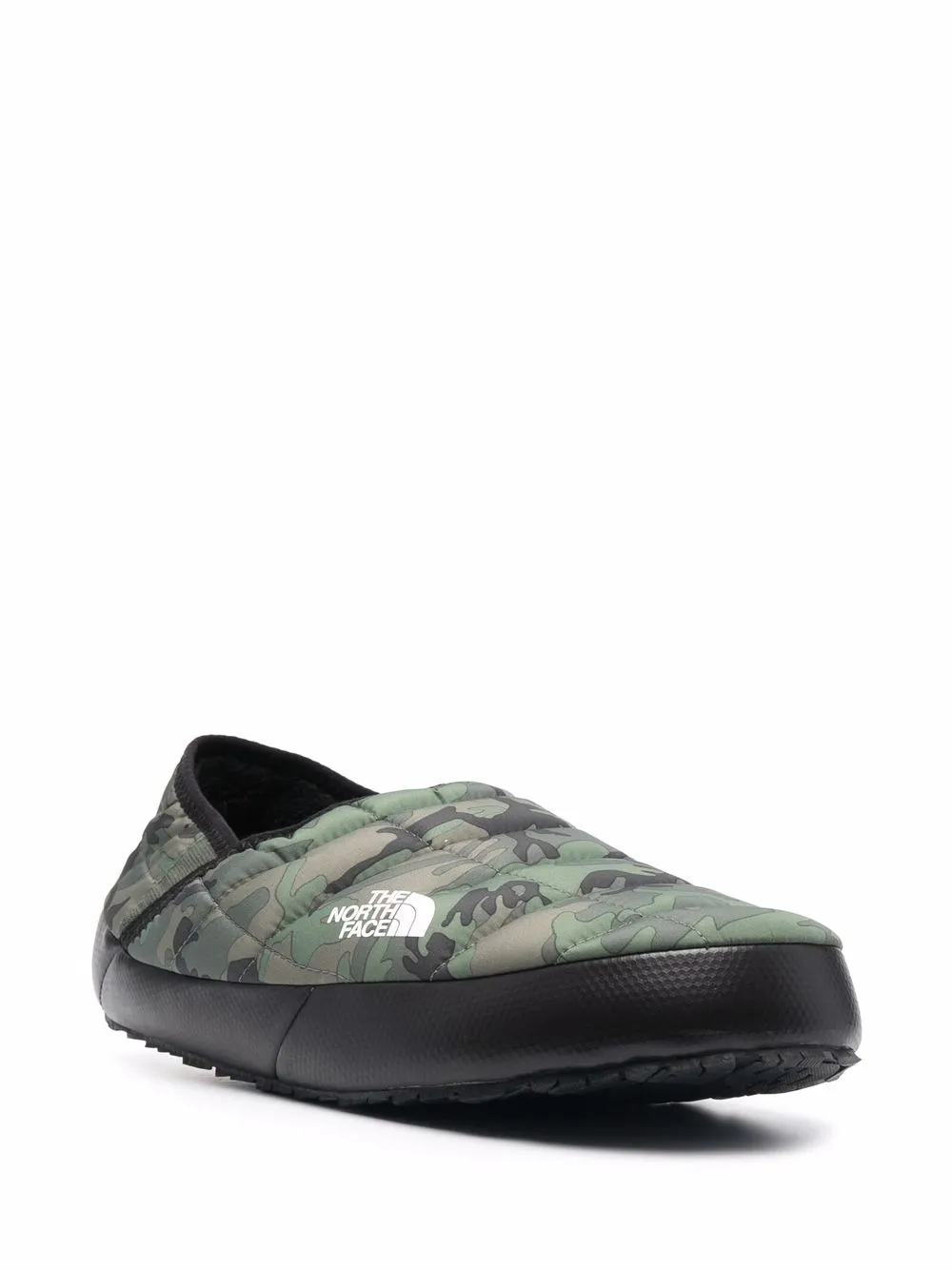 The North Face Pantoffels met camouflageprint - Groen