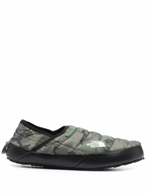 The North Face camouflage-print padded slippers
