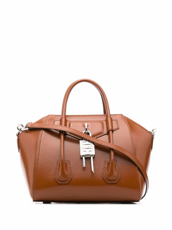 givenchy mini antigona brown