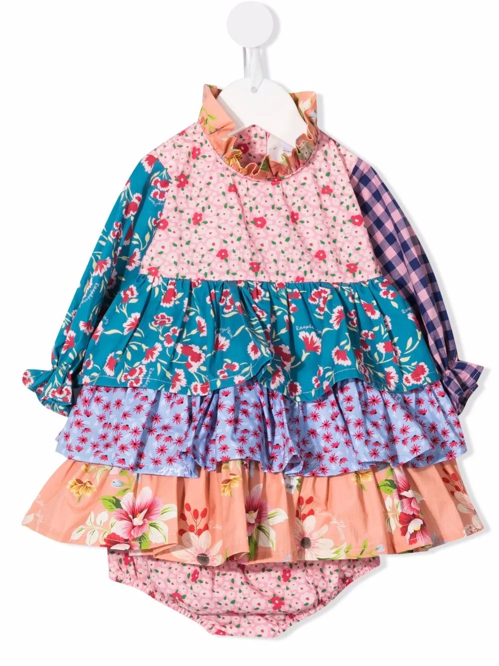 Raspberry Plum платье в технике пэчворк