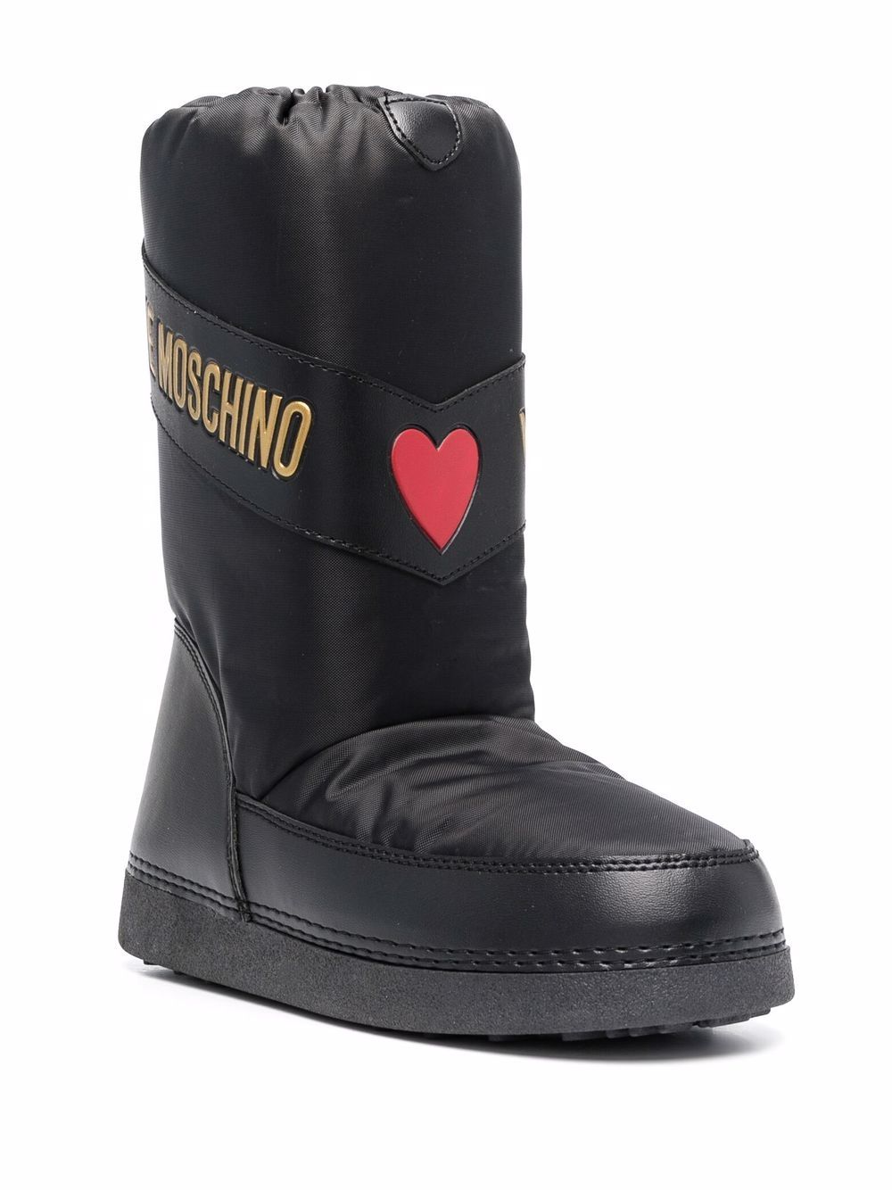 фото Love moschino зимние сапоги с логотипом