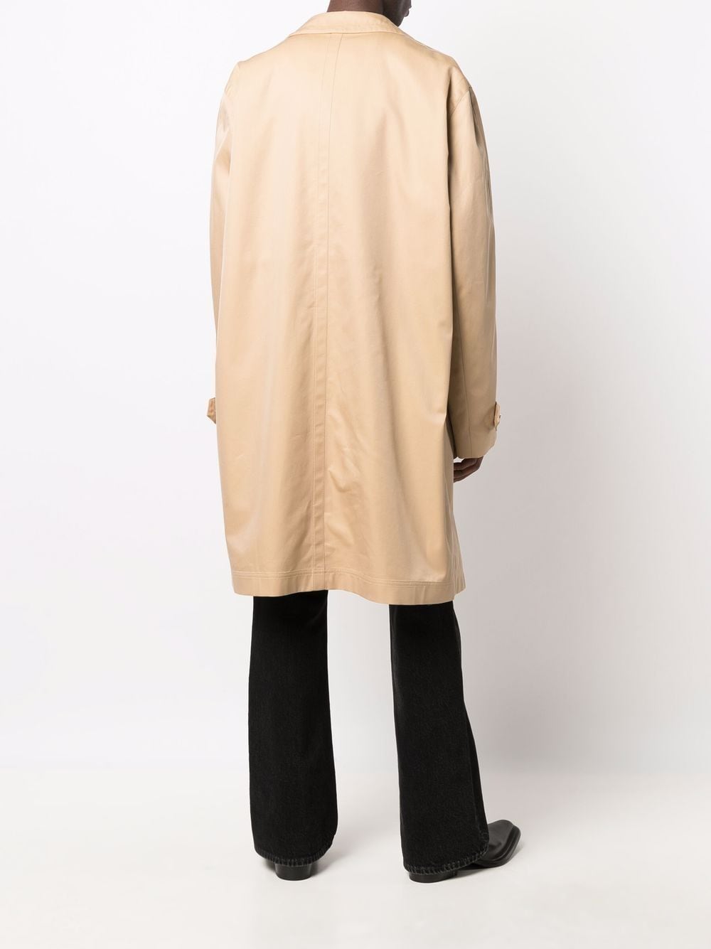 Shop Cool Tm Crinkled Single-breasted Coat In Neutrals