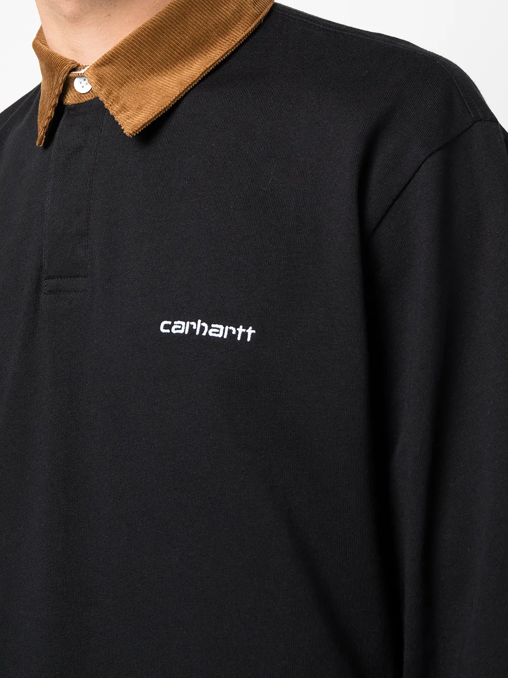 фото Carhartt wip рубашка поло с длинными рукавами