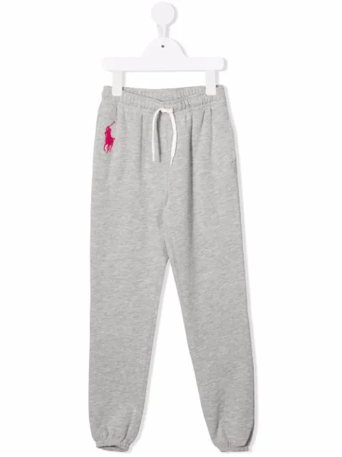 POLO RALPH LAUREN KIDS embroidered Polo Pony track pants 