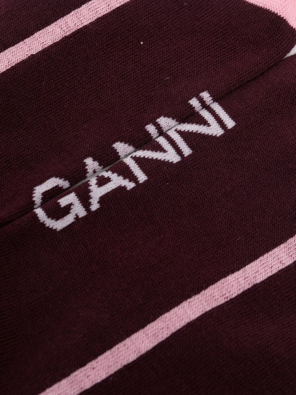 фото Ganni носки с контрастными полосками