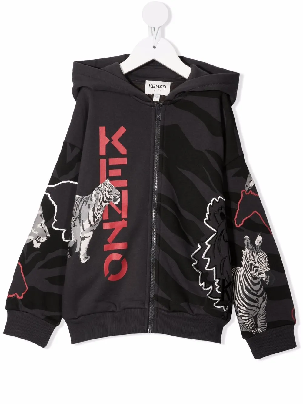 фото Kenzo kids худи на молнии с логотипом