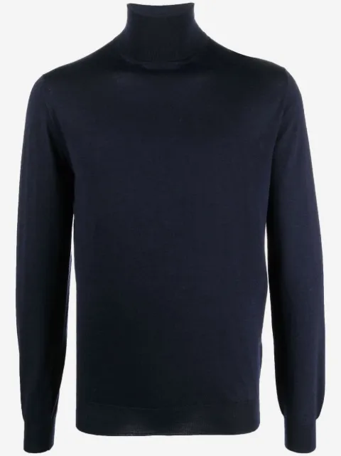 Dell'oglio fine knit roll neck jumper