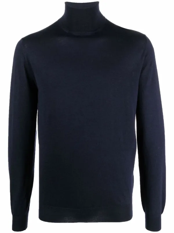 Fine knit hotsell polo neck