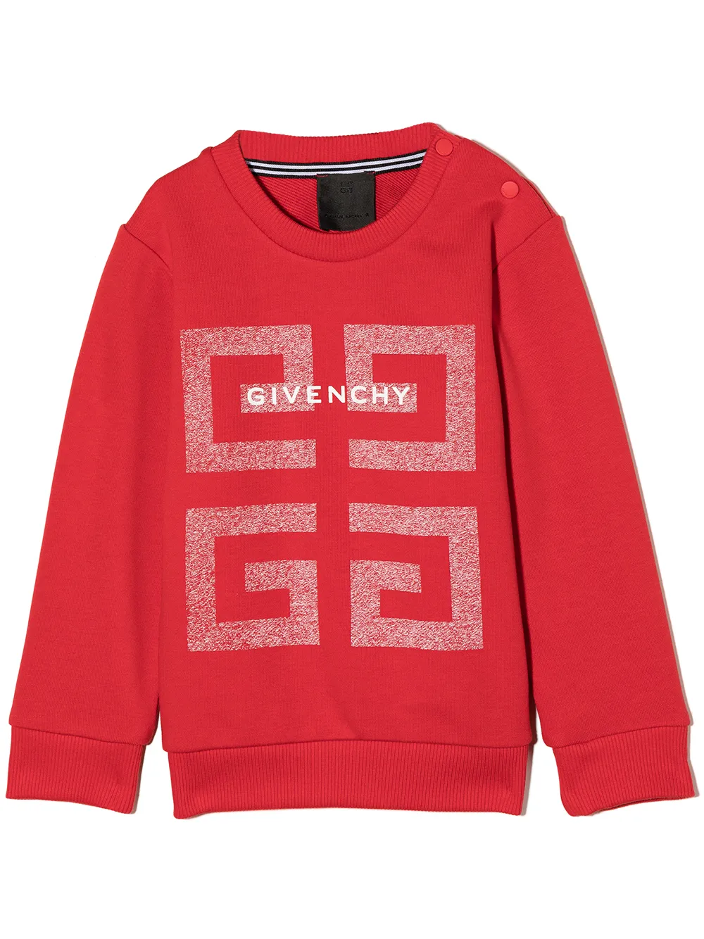 

Givenchy Kids sudadera con logo 4G estampado - Rojo