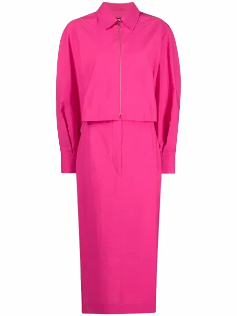 Jacquemus zip-up shirt dress