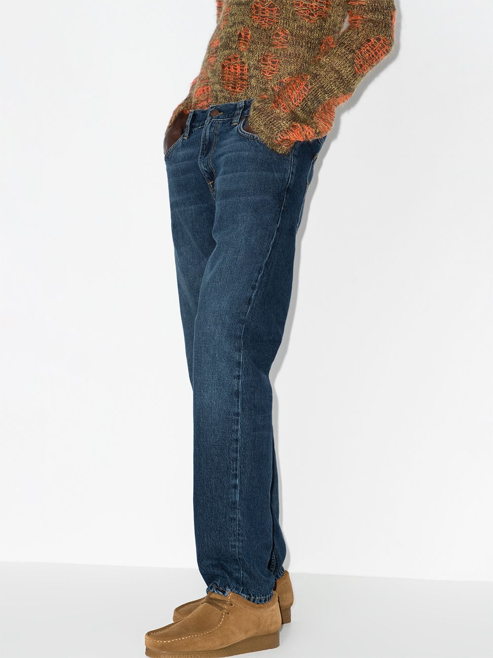 фото Nudie jeans джинсы gritty jackson прямого кроя