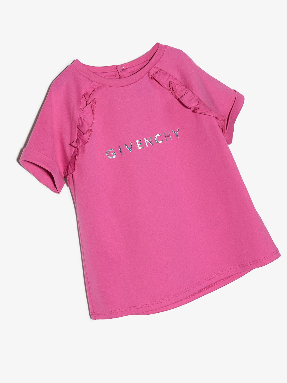 фото Givenchy kids топ с оборками и логотипом