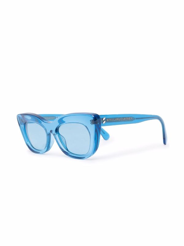 stella mccartney clear cat eye sunglasses