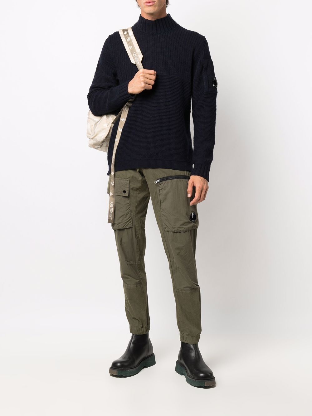 фото C.p. company turtle neck ribbed jumper