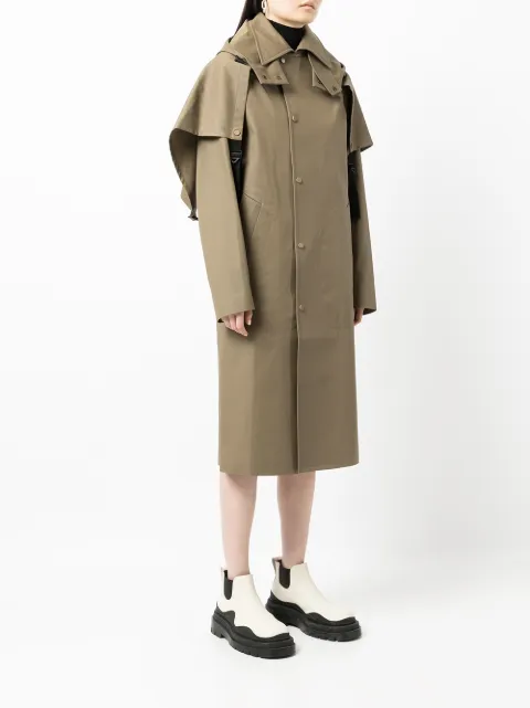 oversized rain mac