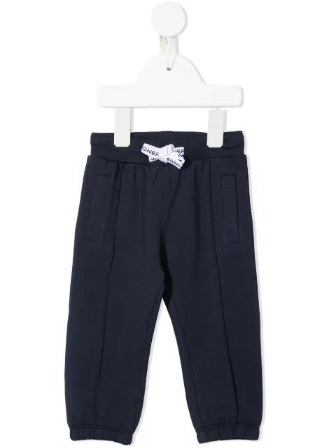 Aigner Kids logo-print drawstring trousers