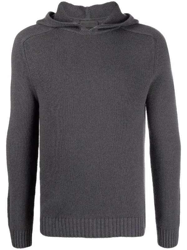 Shop Iris Von Arnim hooded cashmere 