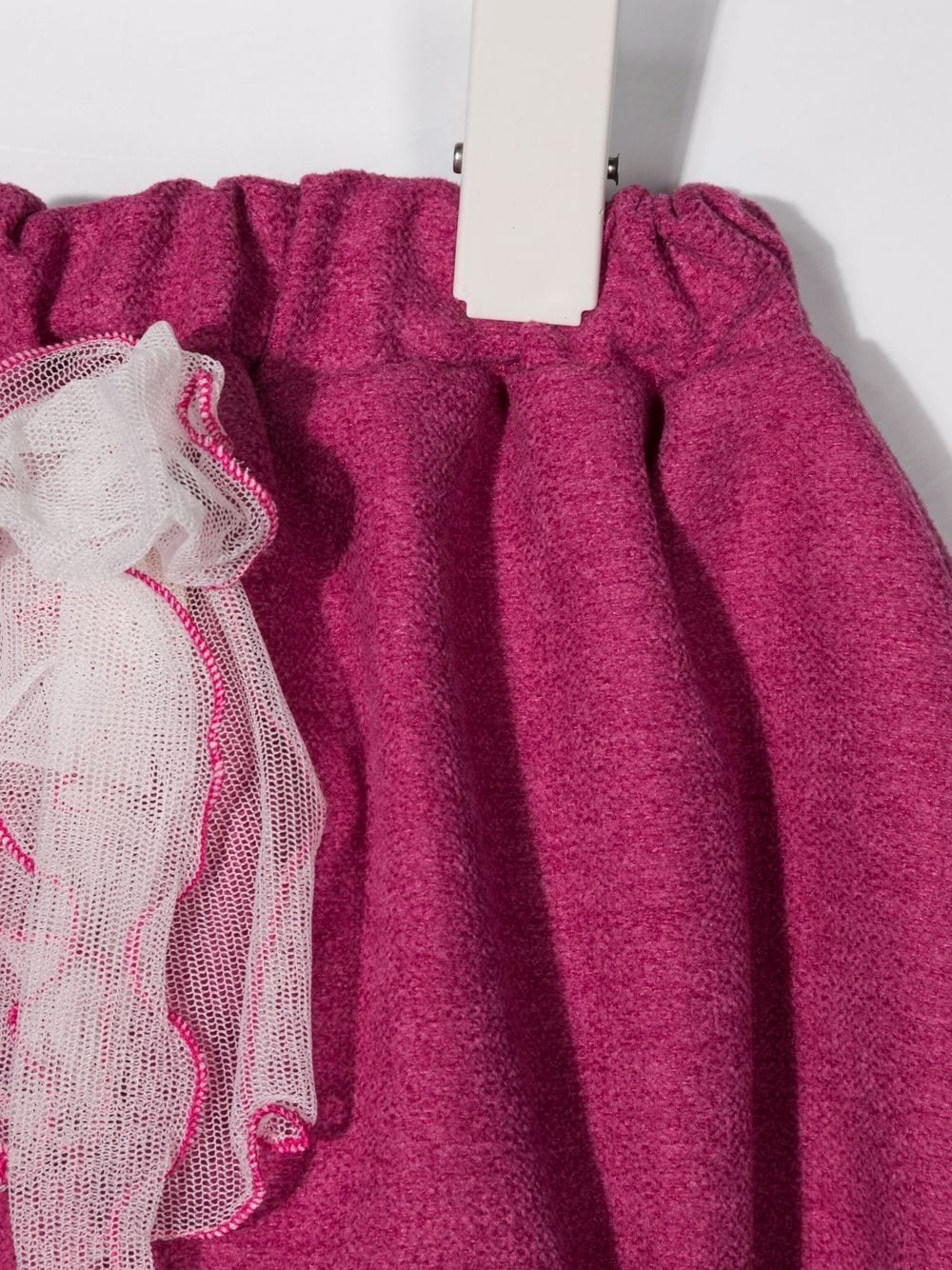 фото Miss blumarine шорты с аппликацией из тюля